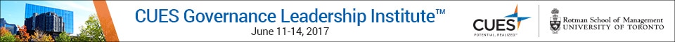 CUES Governance Leadership Institute