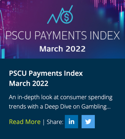 PSCU Payments Index: March 2022